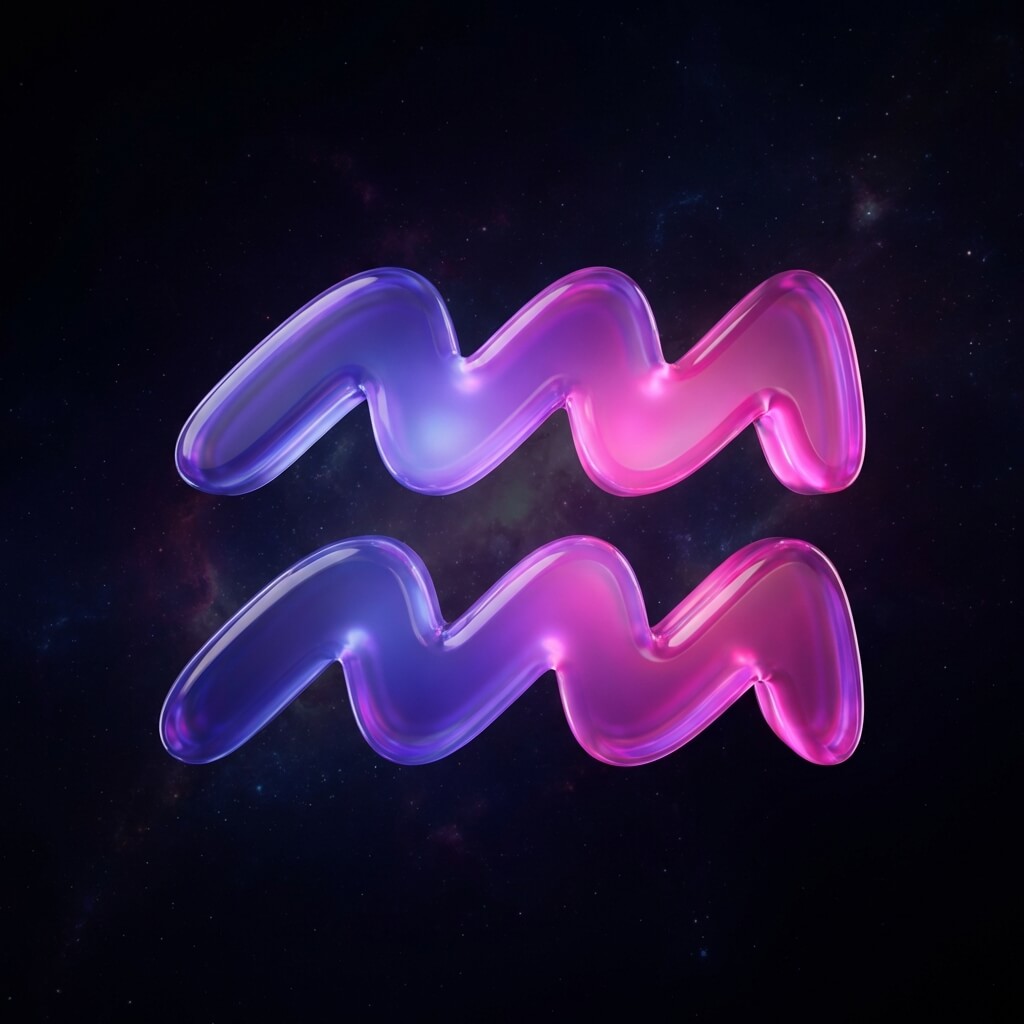 Aquarius zodiac sign symbol