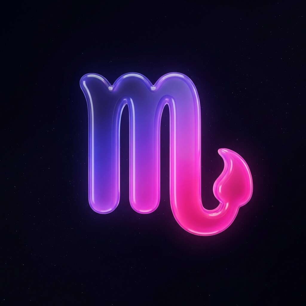 Scorpio zodiac sign symbol